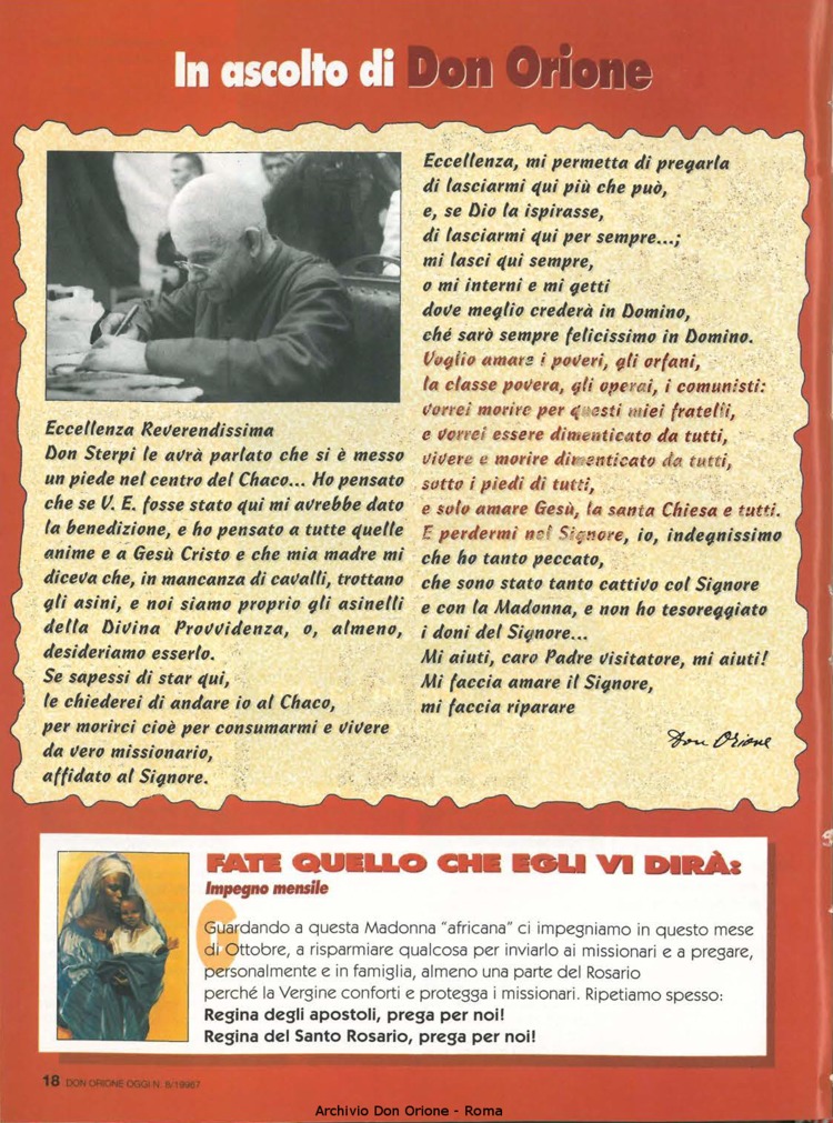 Don Orione oggi, 1997, 08, pagina 18