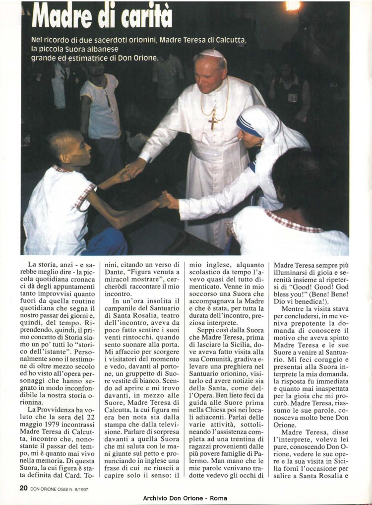 Don Orione oggi, 1997, 08, pagina 20