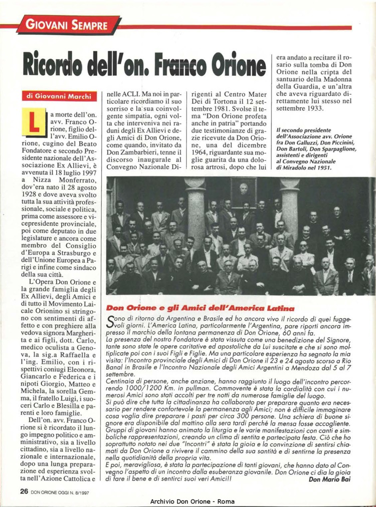 Don Orione oggi, 1997, 08, pagina 26