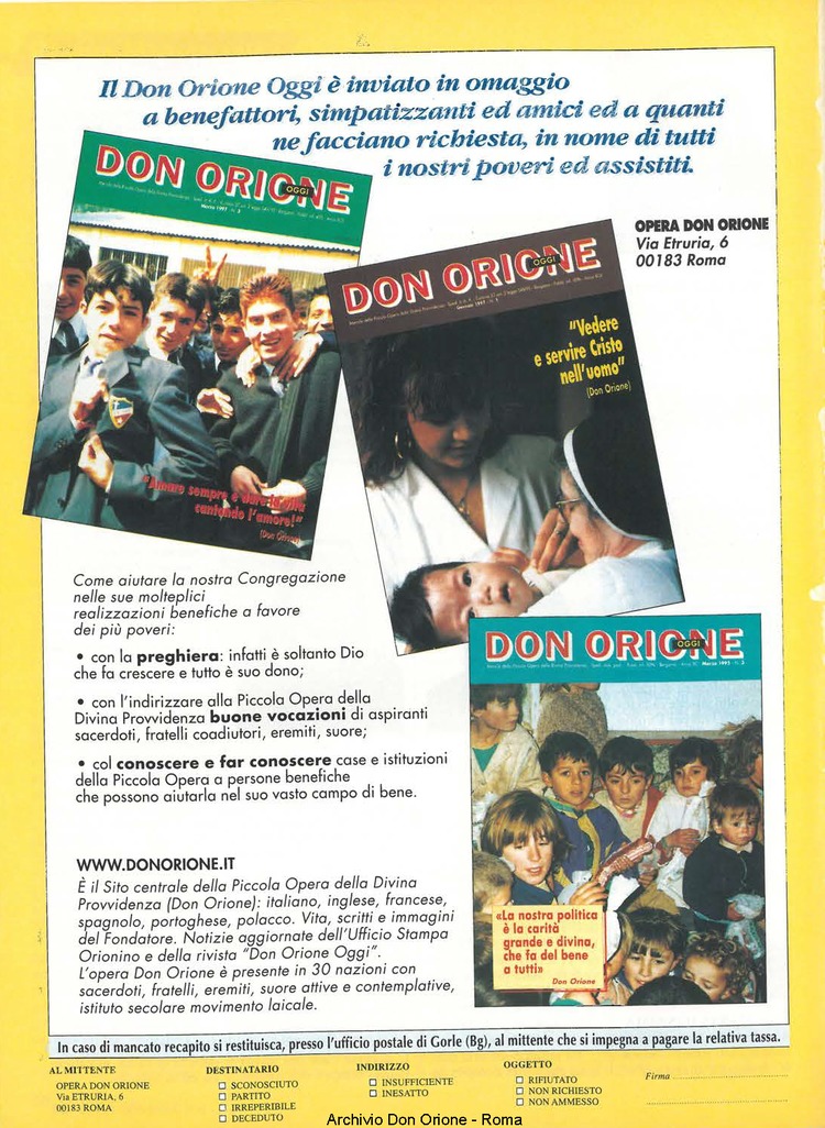 Don Orione oggi, 1997, 08, pagina 32