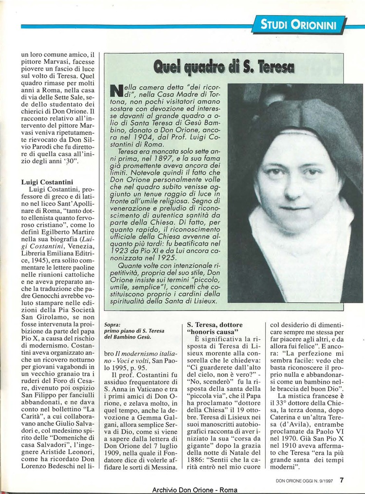 Don Orione oggi, 1997, 09, pagina 7