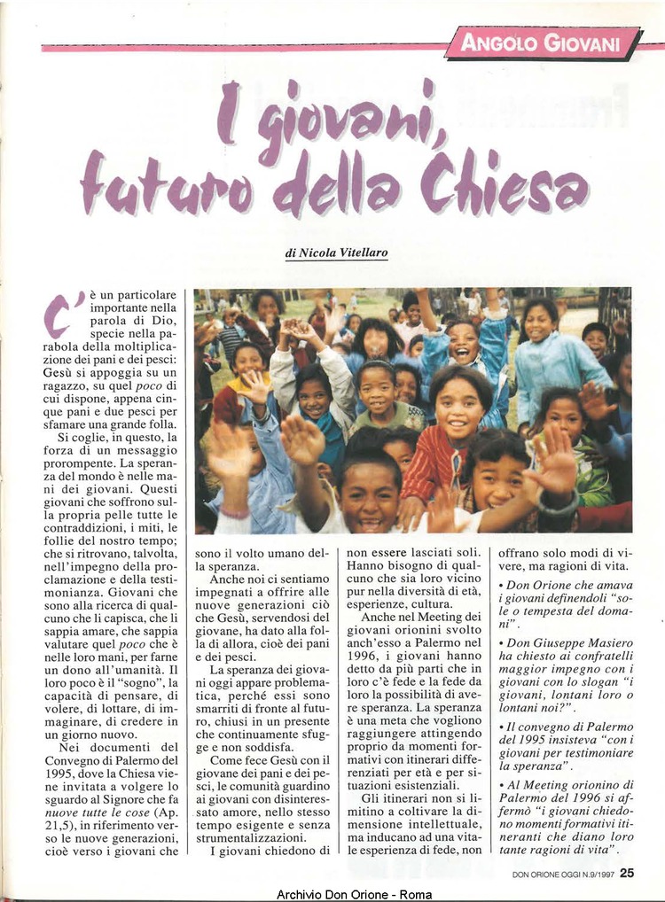 Don Orione oggi, 1997, 09, pagina 25