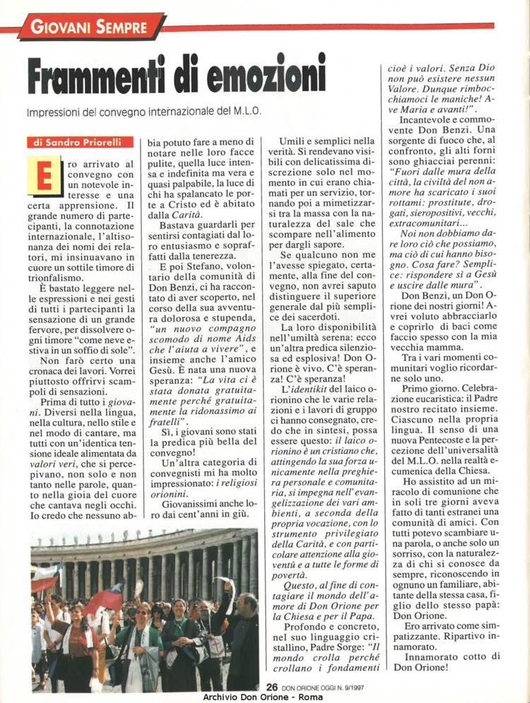 Don Orione oggi, 1997, 09, pagina 26