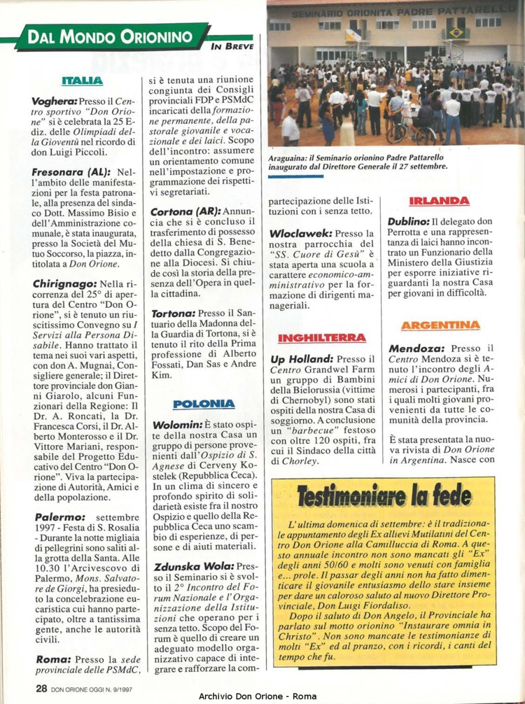 Don Orione oggi, 1997, 09, pagina 28