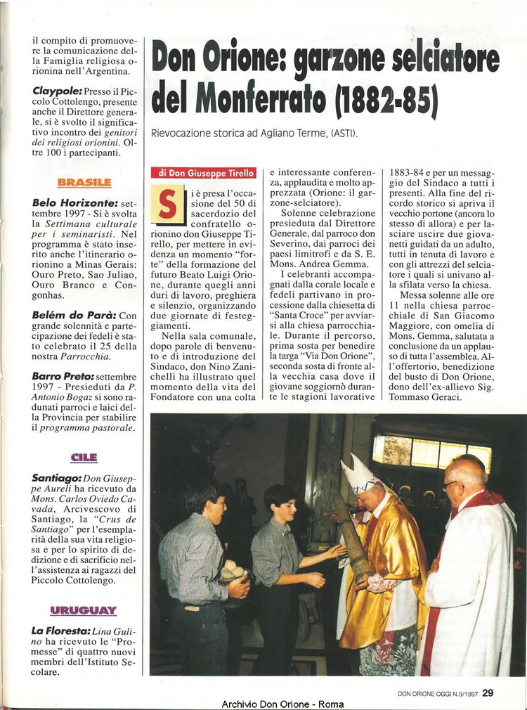 Don Orione oggi, 1997, 09, pagina 29