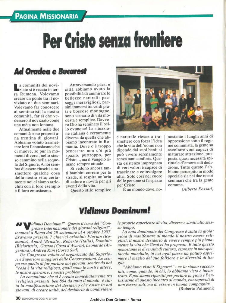 Don Orione oggi, 1997, 09, pagina 30