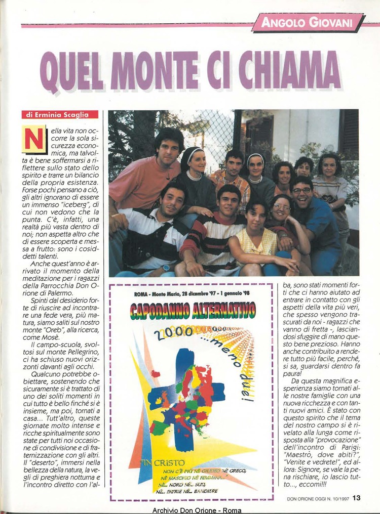 Don Orione oggi, 1997, 10, pagina 13