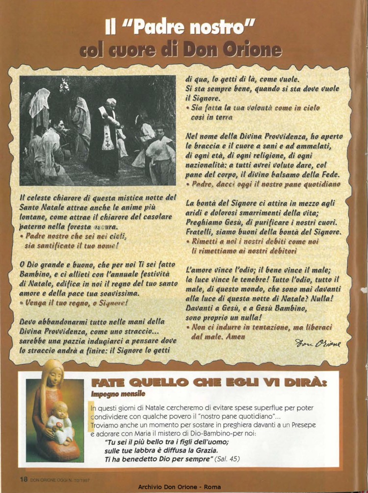 Don Orione oggi, 1997, 10, pagina 18