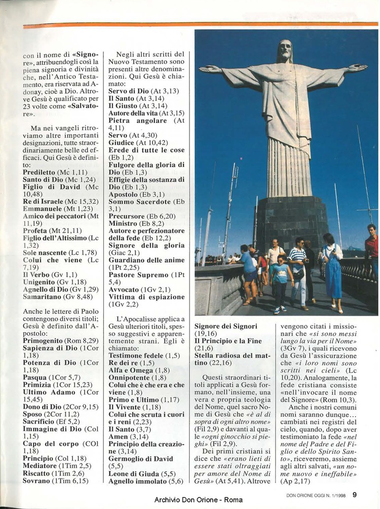 Don Orione oggi, 1998, 01, pagina 9