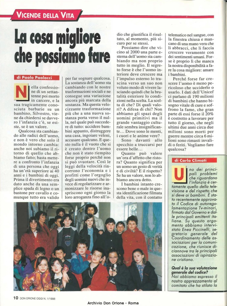 Don Orione oggi, 1998, 01, pagina 10