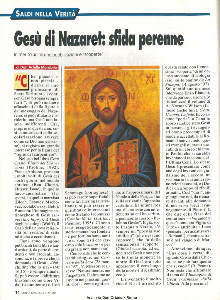 Don Orione oggi, 1998, 01, pagina 14