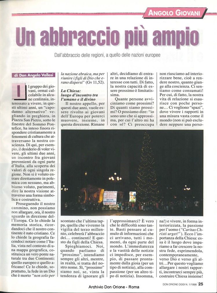 Don Orione oggi, 1998, 01, pagina 25
