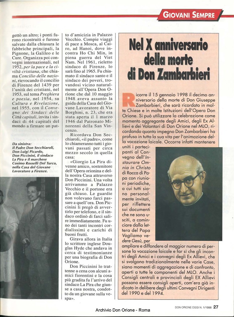 Don Orione oggi, 1998, 01, pagina 27