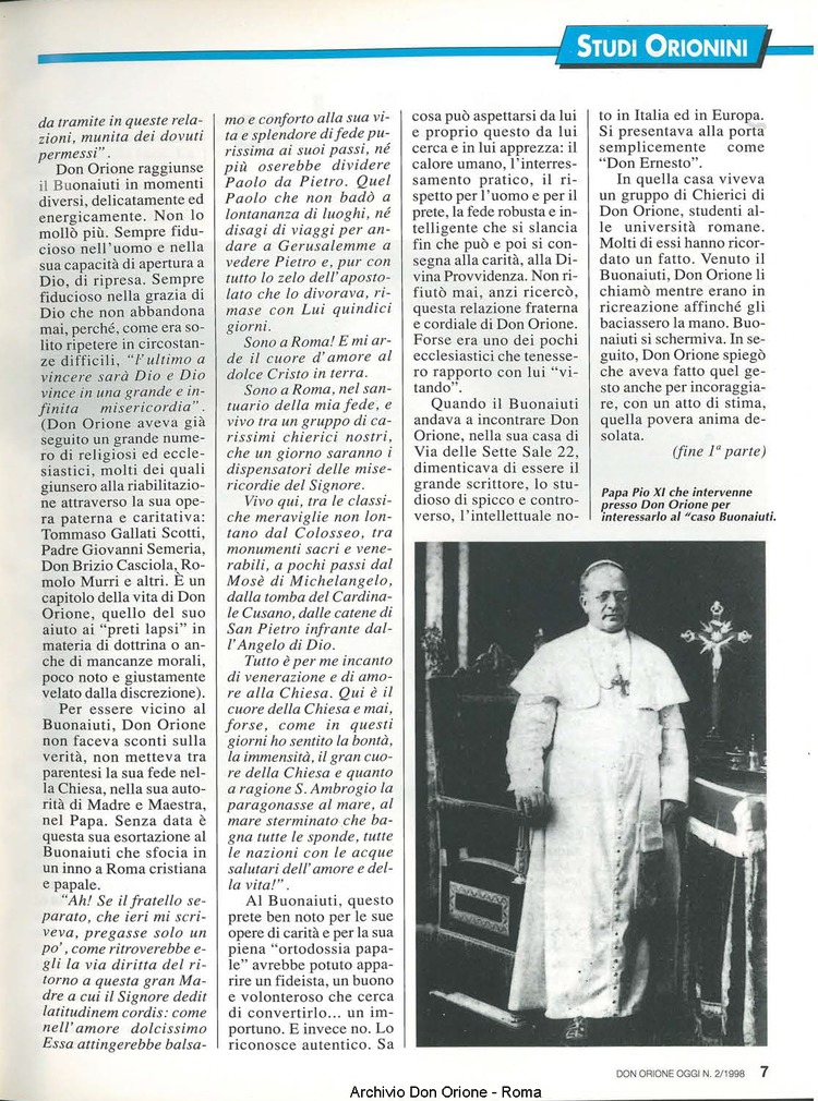 Don Orione oggi, 1998, 02, pagina 7