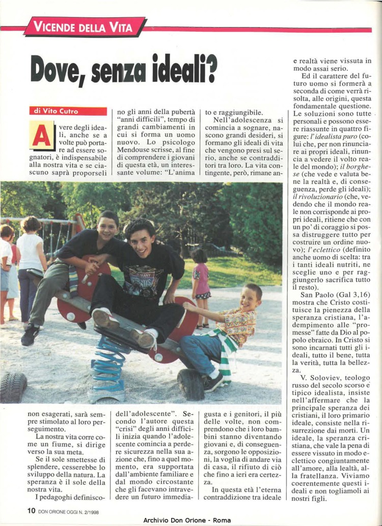 Don Orione oggi, 1998, 02, pagina 10