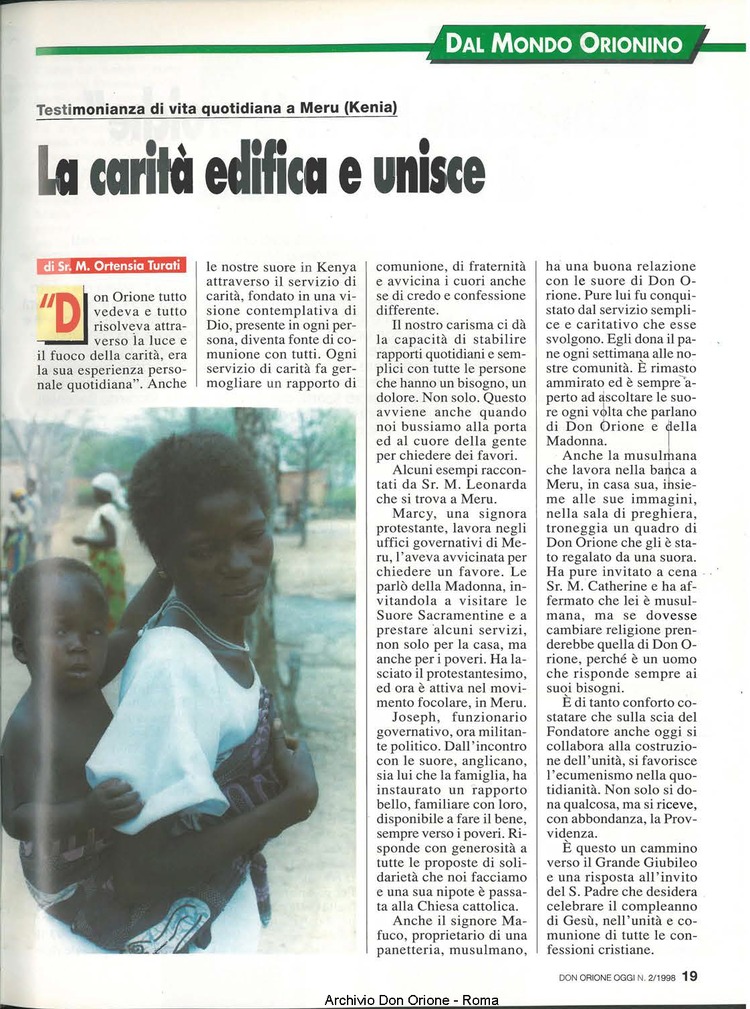 Don Orione oggi, 1998, 02, pagina 19