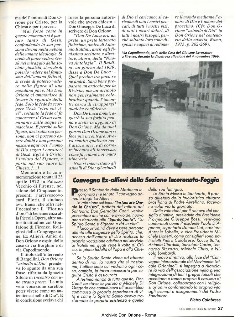 Don Orione oggi, 1998, 02, pagina 27