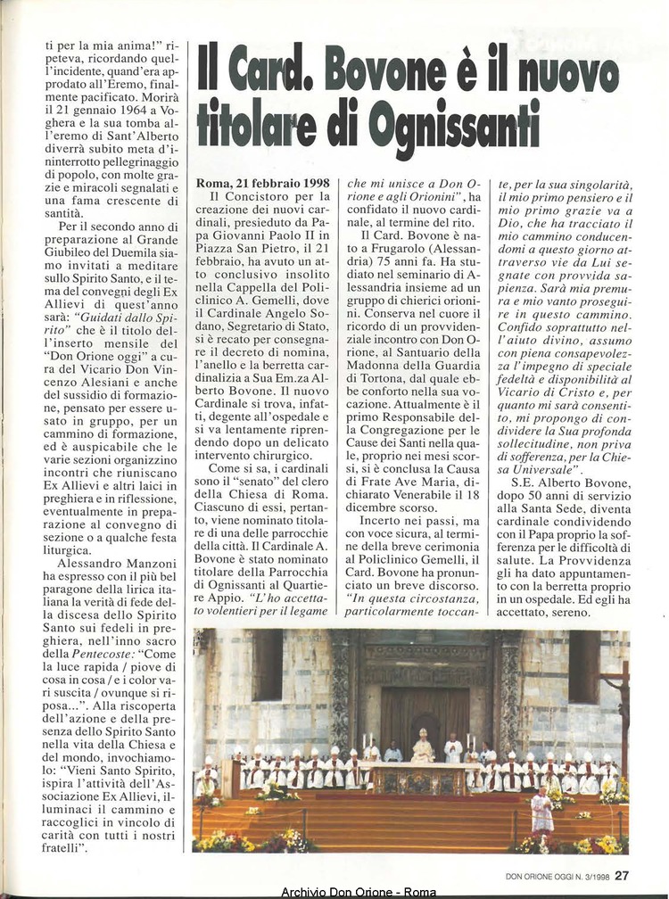 Don Orione oggi, 1998, 03, pagina 27