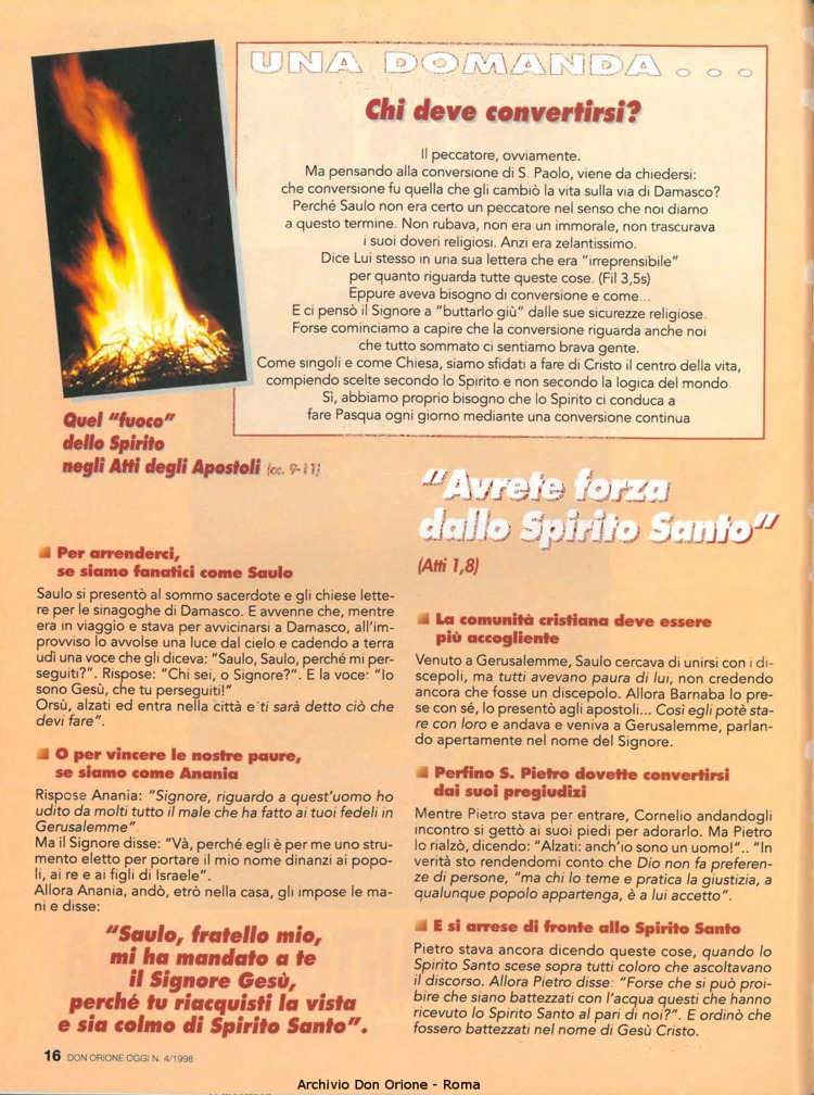 Don Orione oggi, 1998, 04, pagina 16