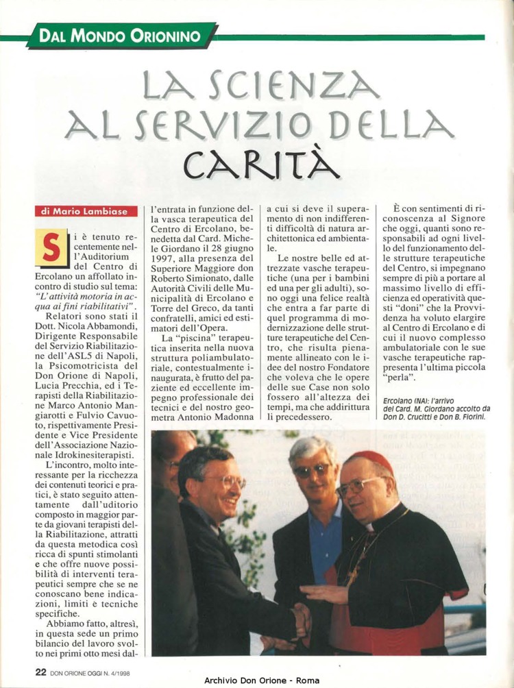 Don Orione oggi, 1998, 04, pagina 22
