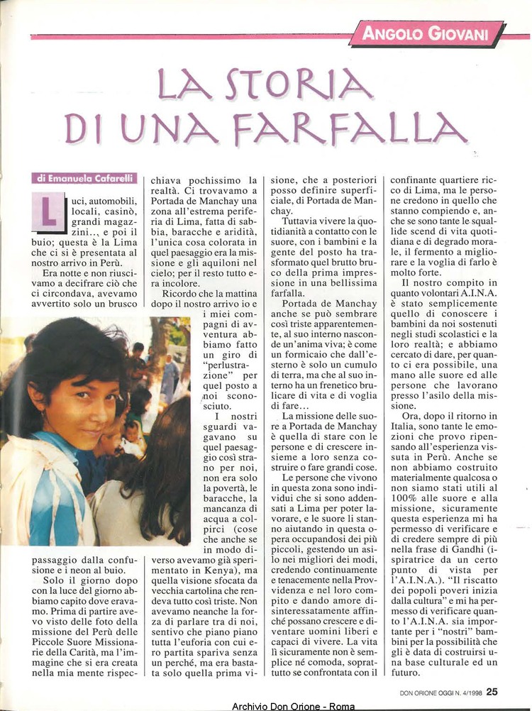 Don Orione oggi, 1998, 04, pagina 25