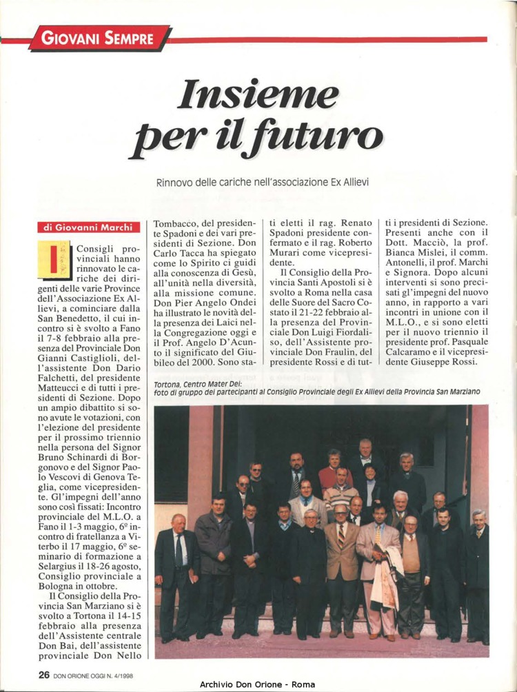 Don Orione oggi, 1998, 04, pagina 26