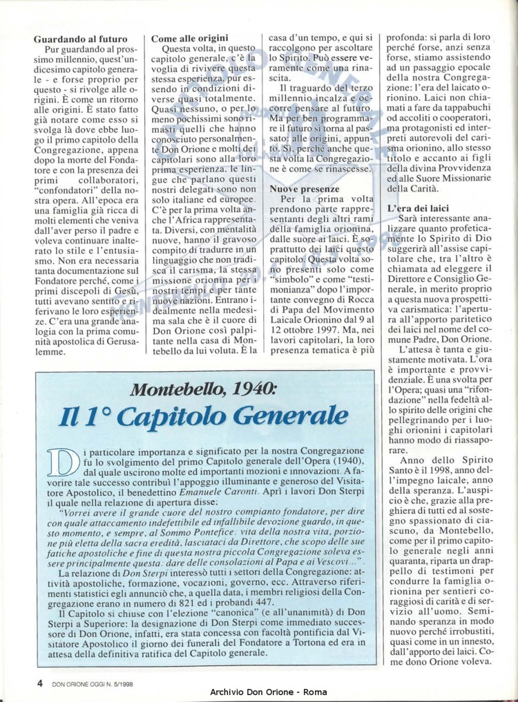 Don Orione oggi, 1998, 05, pagina 4