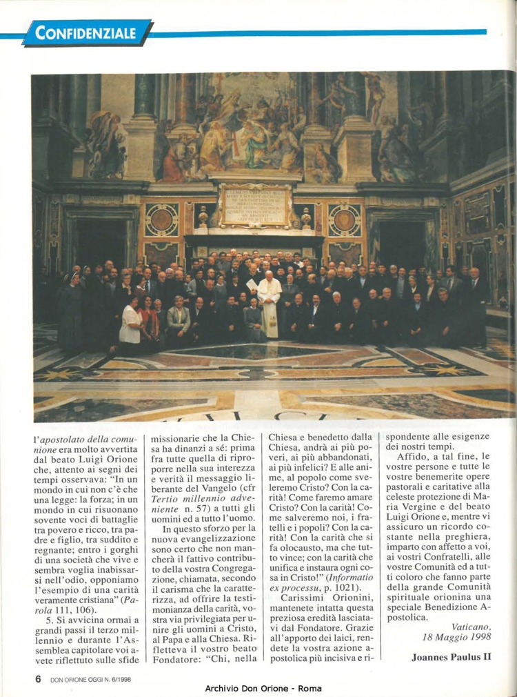 Don Orione oggi, 1998, 06, pagina 6