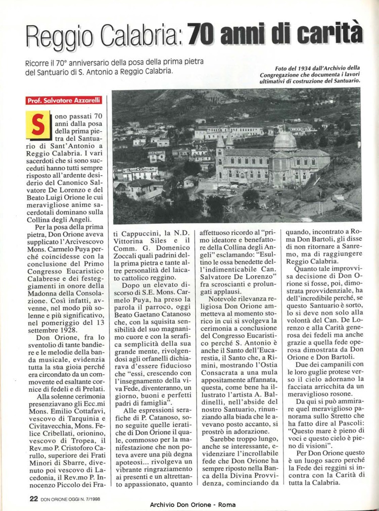 Don Orione oggi, 1998, 07, pagina 22