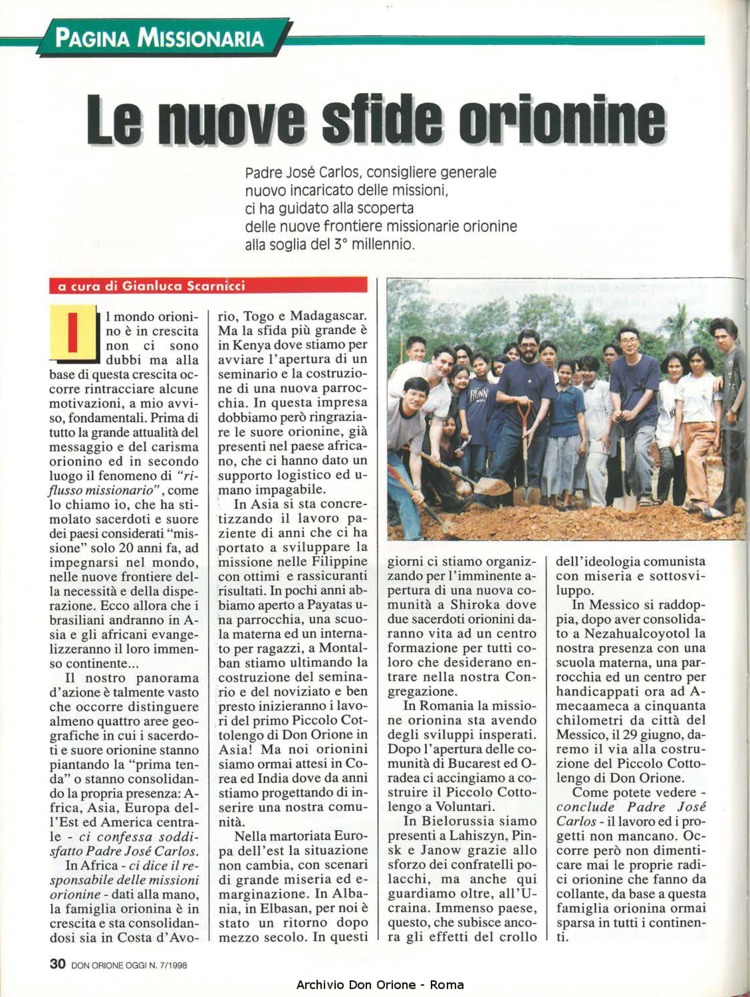 Don Orione oggi, 1998, 07, pagina 30