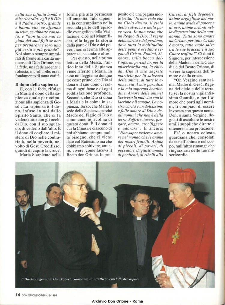 Don Orione oggi, 1998, 08, pagina 14