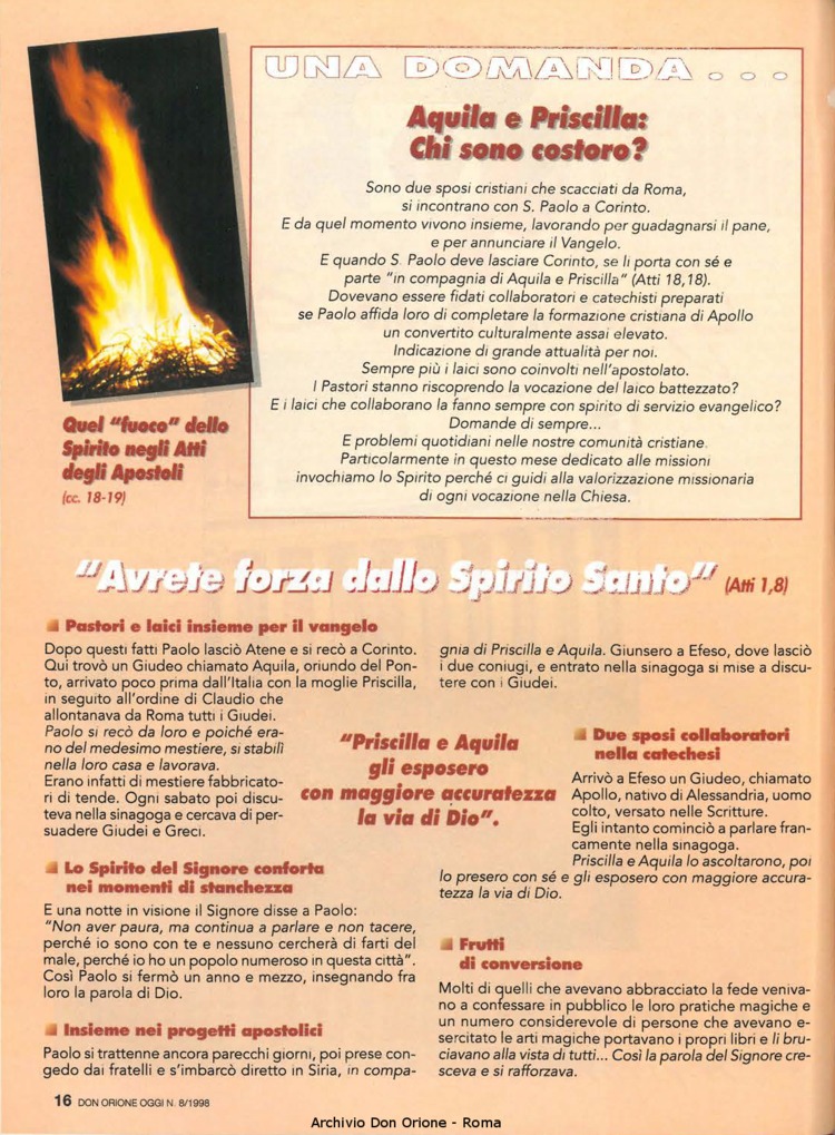 Don Orione oggi, 1998, 08, pagina 16