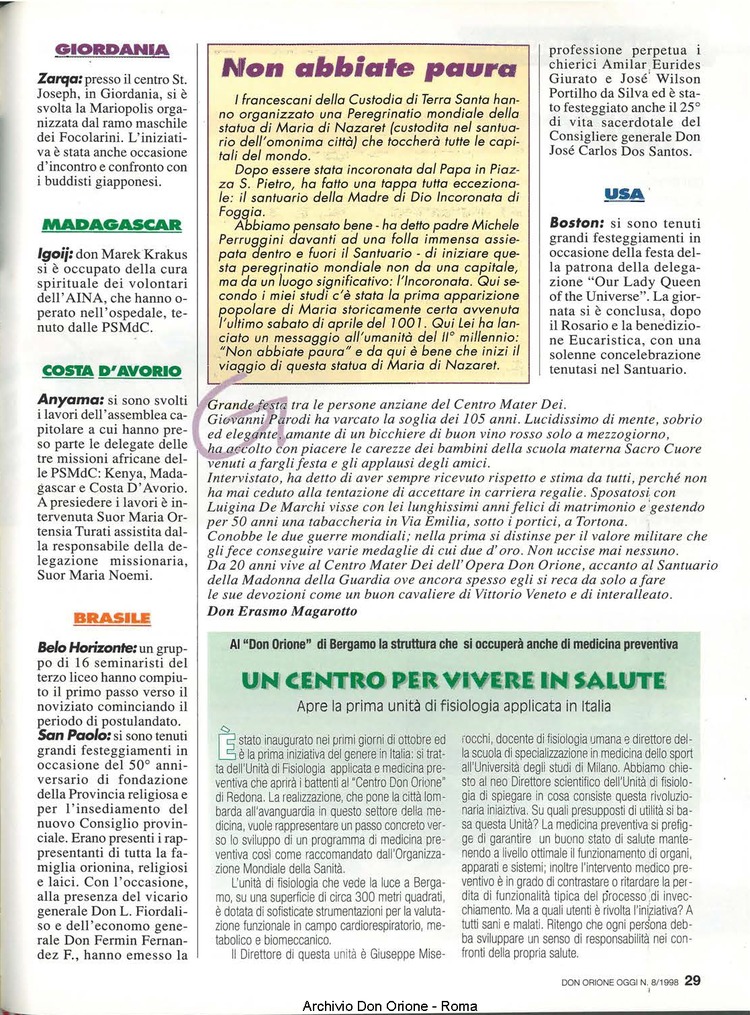 Don Orione oggi, 1998, 08, pagina 29