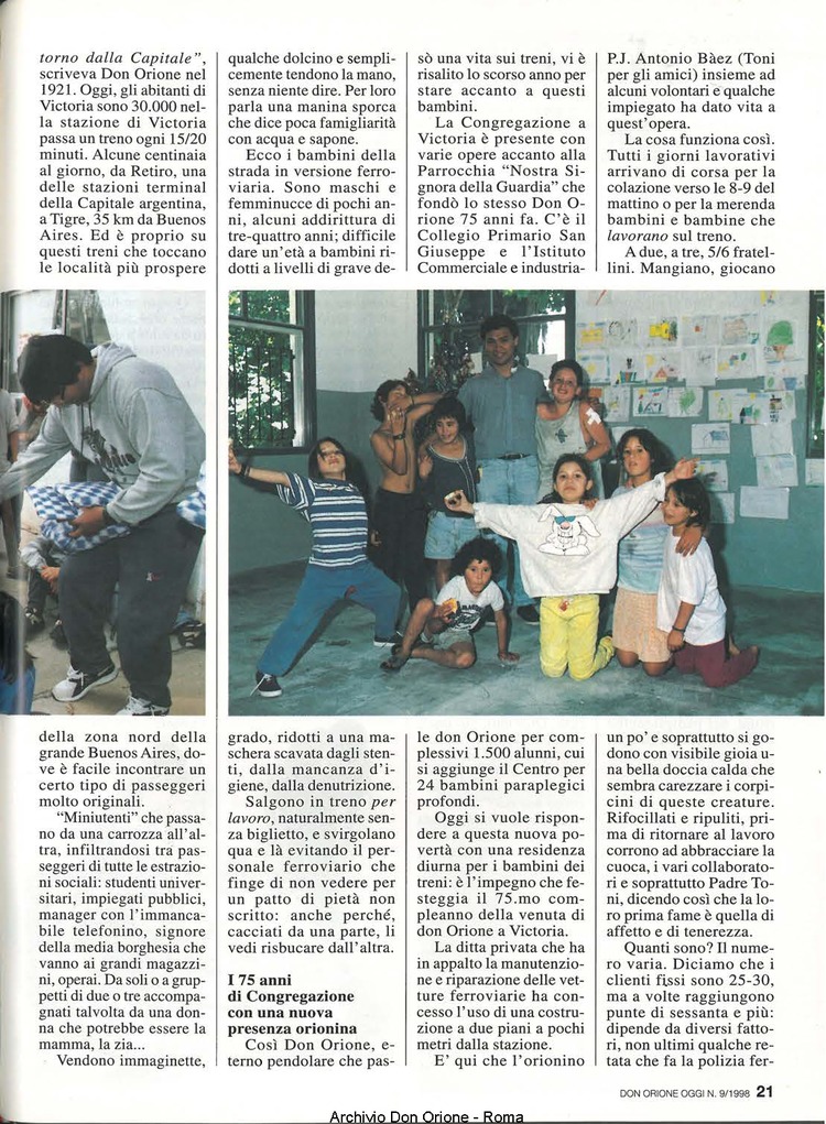 Don Orione oggi, 1998, 09, pagina 21