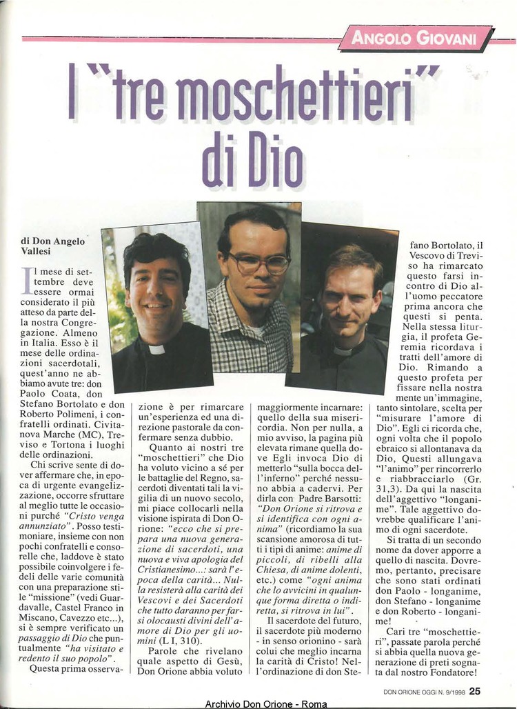 Don Orione oggi, 1998, 09, pagina 25