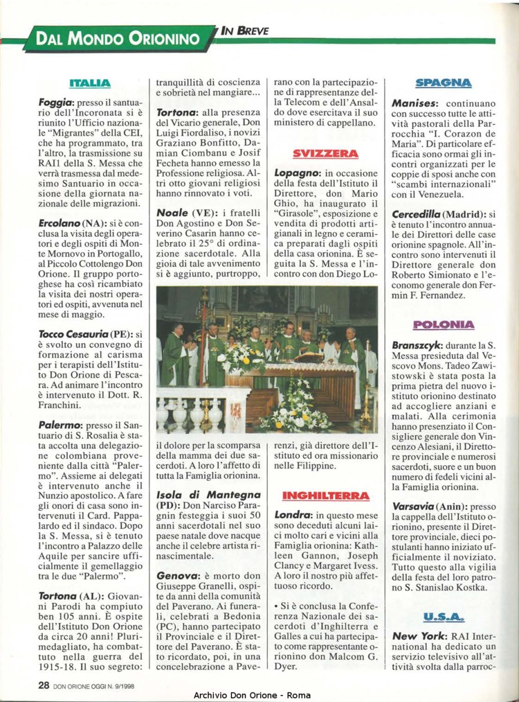 Don Orione oggi, 1998, 09, pagina 28