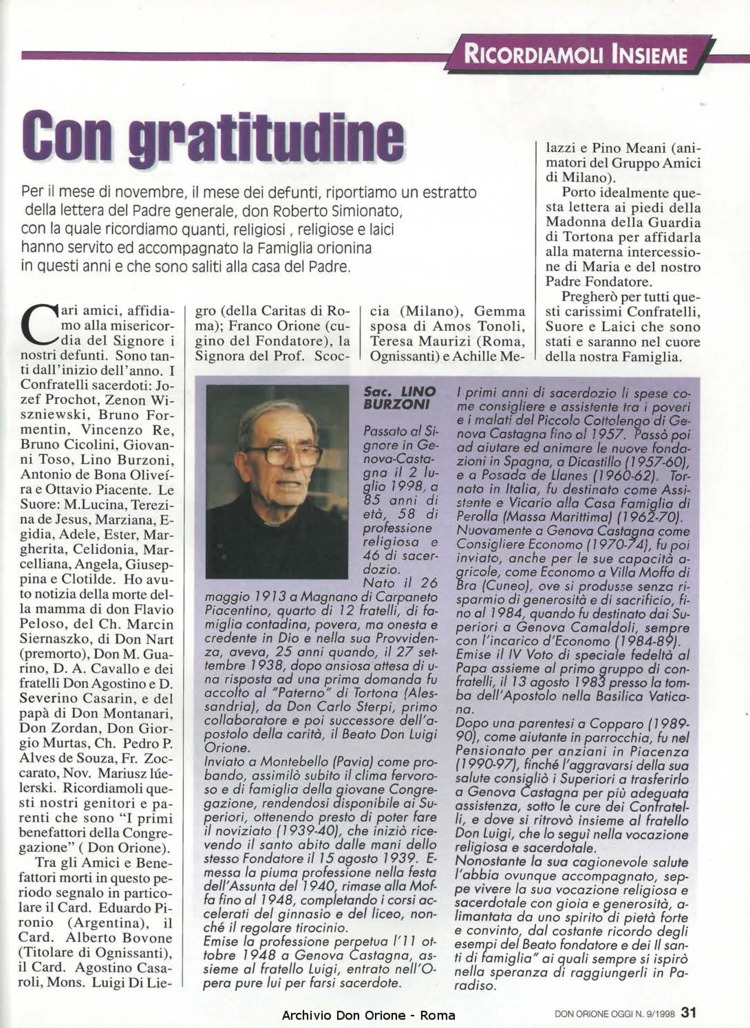 Don Orione oggi, 1998, 09, pagina 31