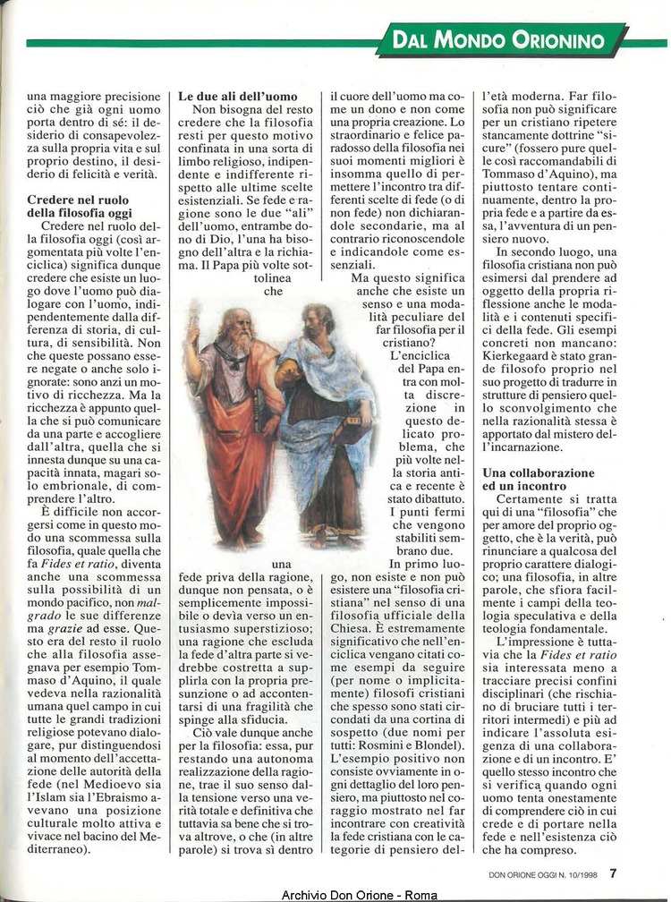 Don Orione oggi, 1998, 10, pagina 7