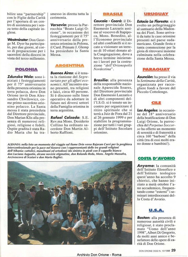 Don Orione oggi, 1998, 10, pagina 29