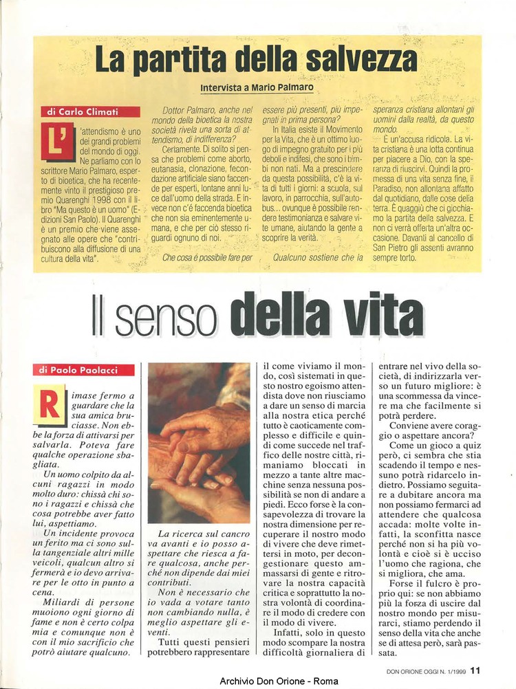 Don Orione oggi, 1999, 01, pagina 11