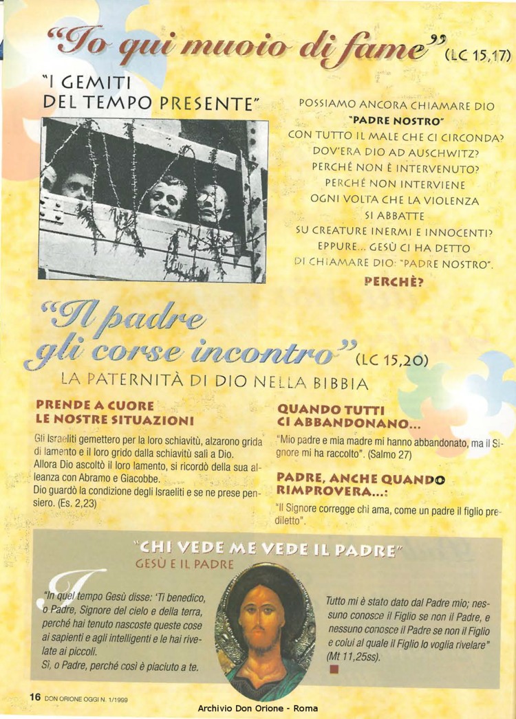 Don Orione oggi, 1999, 01, pagina 16