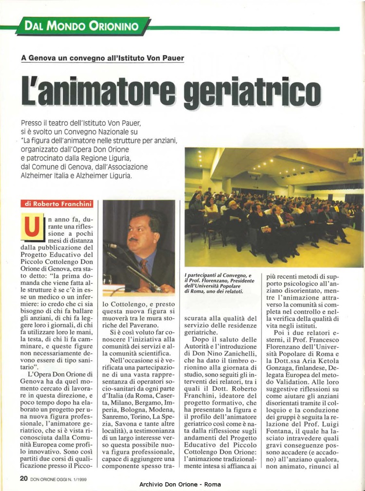 Don Orione oggi, 1999, 01, pagina 20