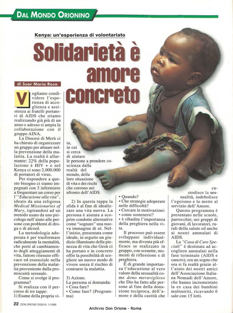 Don Orione oggi, 1999, 01, pagina 22