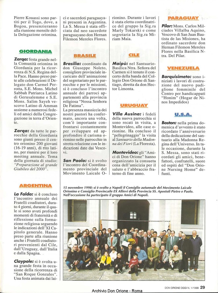 Don Orione oggi, 1999, 01, pagina 29