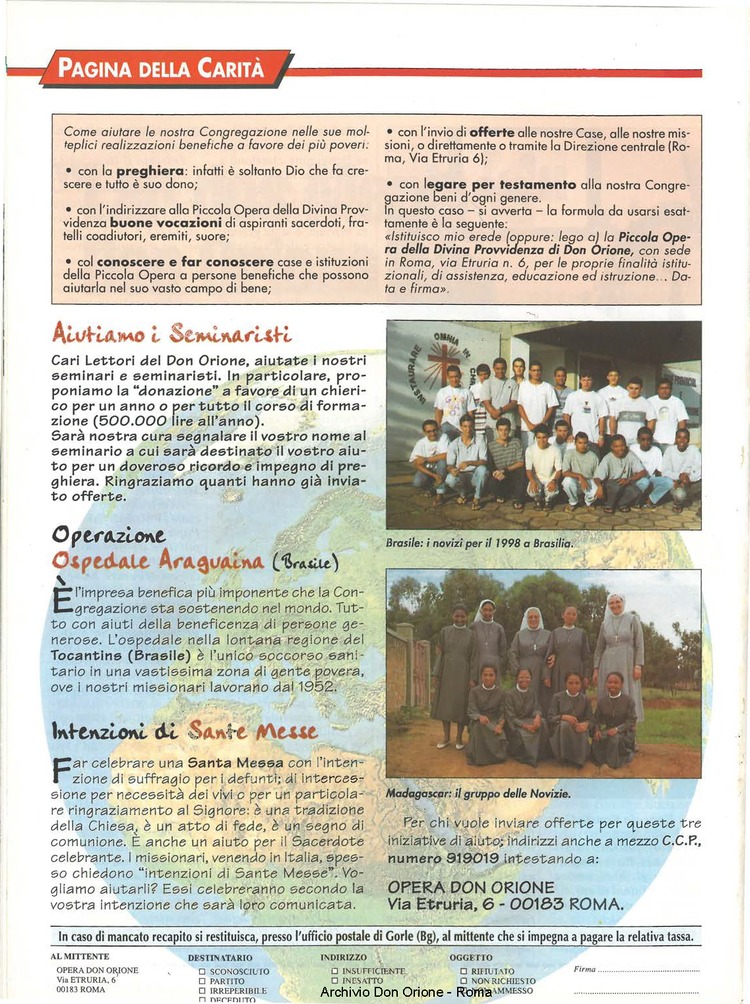 Don Orione oggi, 1999, 01, pagina 32