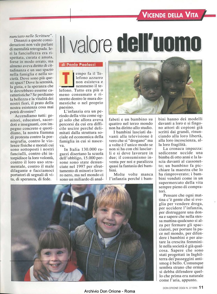 Don Orione oggi, 1999, 02, pagina 11