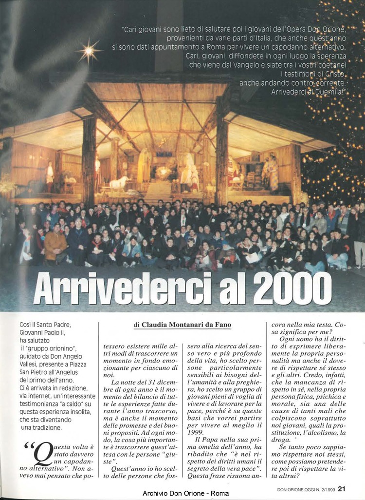 Don Orione oggi, 1999, 02, pagina 21