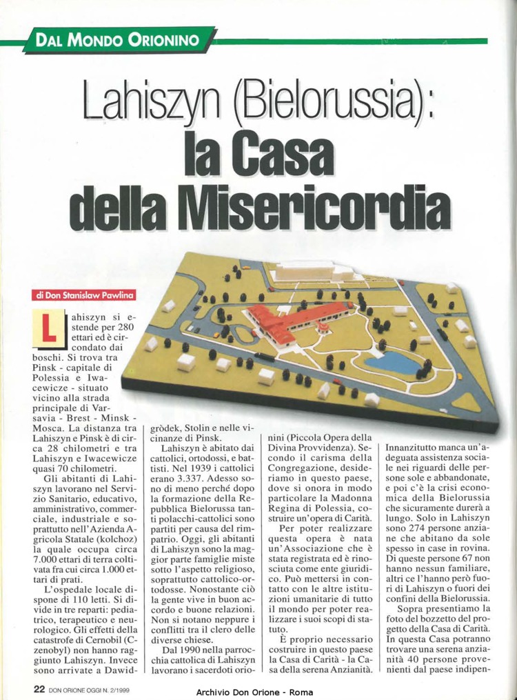 Don Orione oggi, 1999, 02, pagina 22