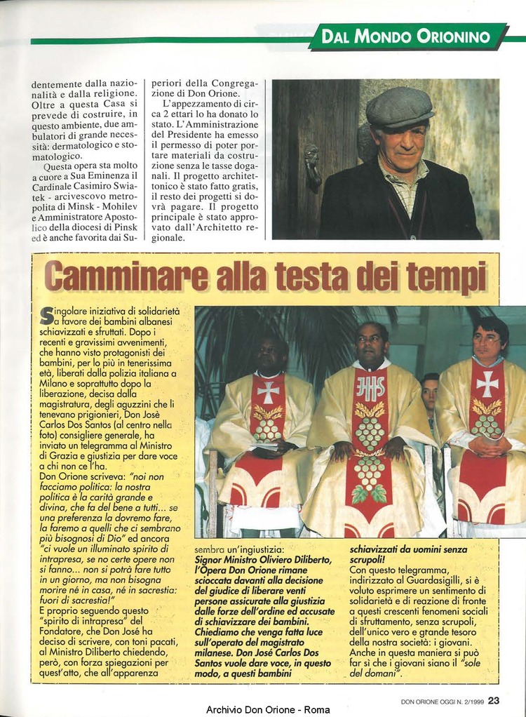 Don Orione oggi, 1999, 02, pagina 23