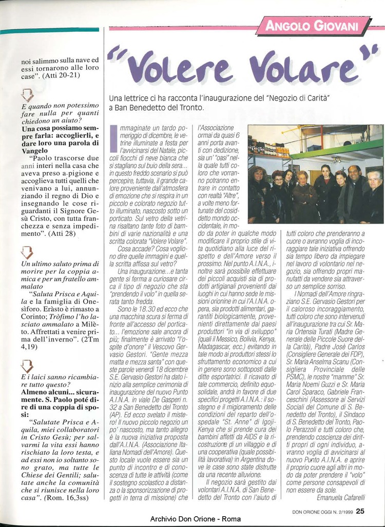 Don Orione oggi, 1999, 02, pagina 25